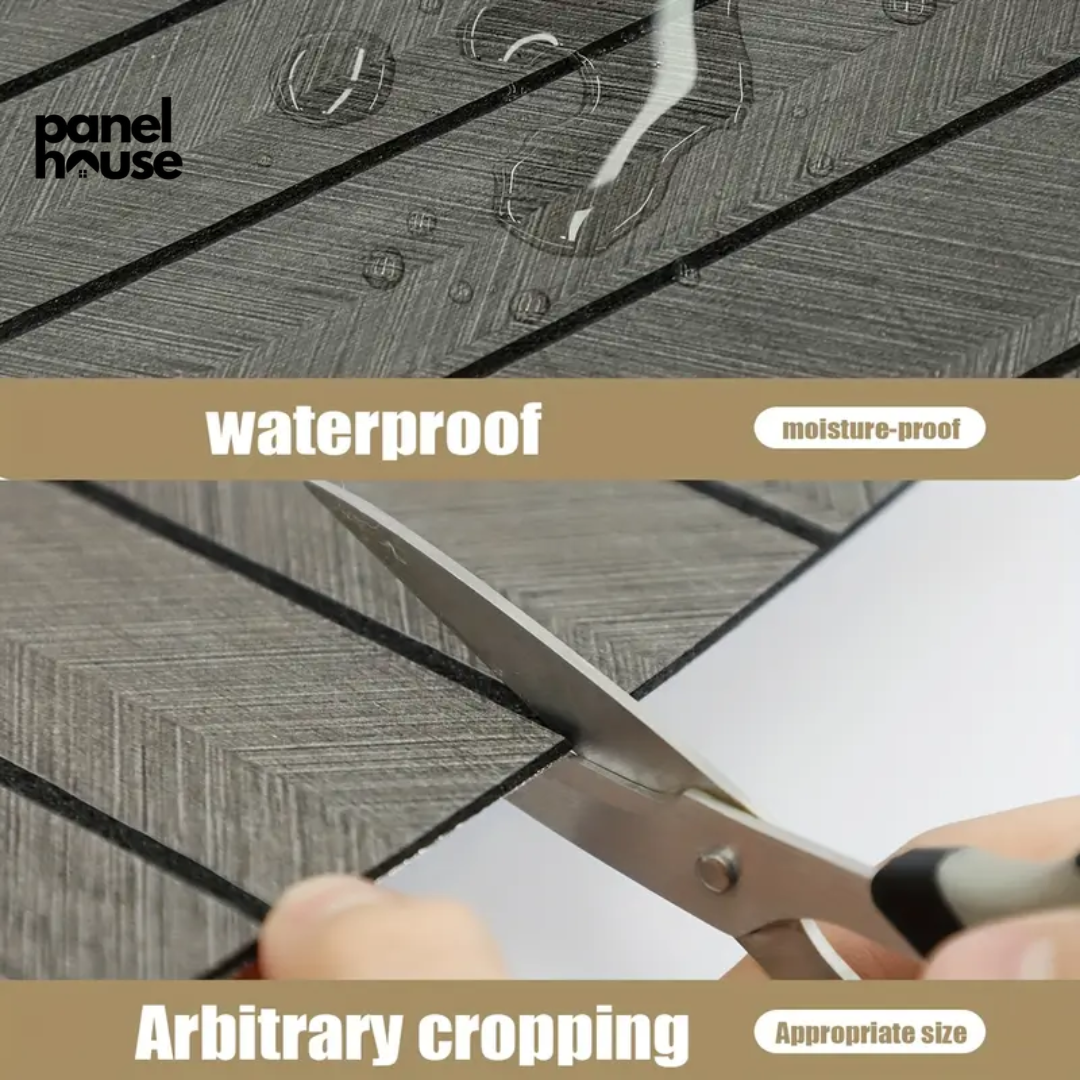 Pannelli Murali a Doghe Effetto Legno 3D, Autoadesivi, Rimovibili, Impermeabili Acquista 1, Ottieni 6 Pannelli Premium a Soli 7€! (30cm x 60cm)