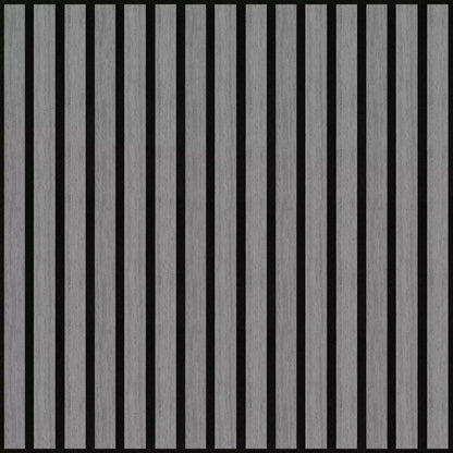 Confezione da 4 pannelli acustici quadrati in legno 600mm x 600mm con 1x adesivo in omaggio