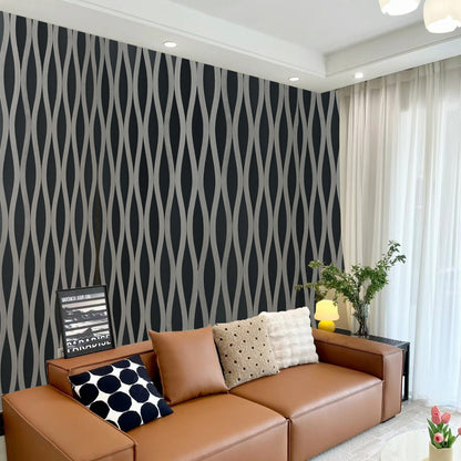 Pannello Acustico da Parete Wave Grigio Scuro