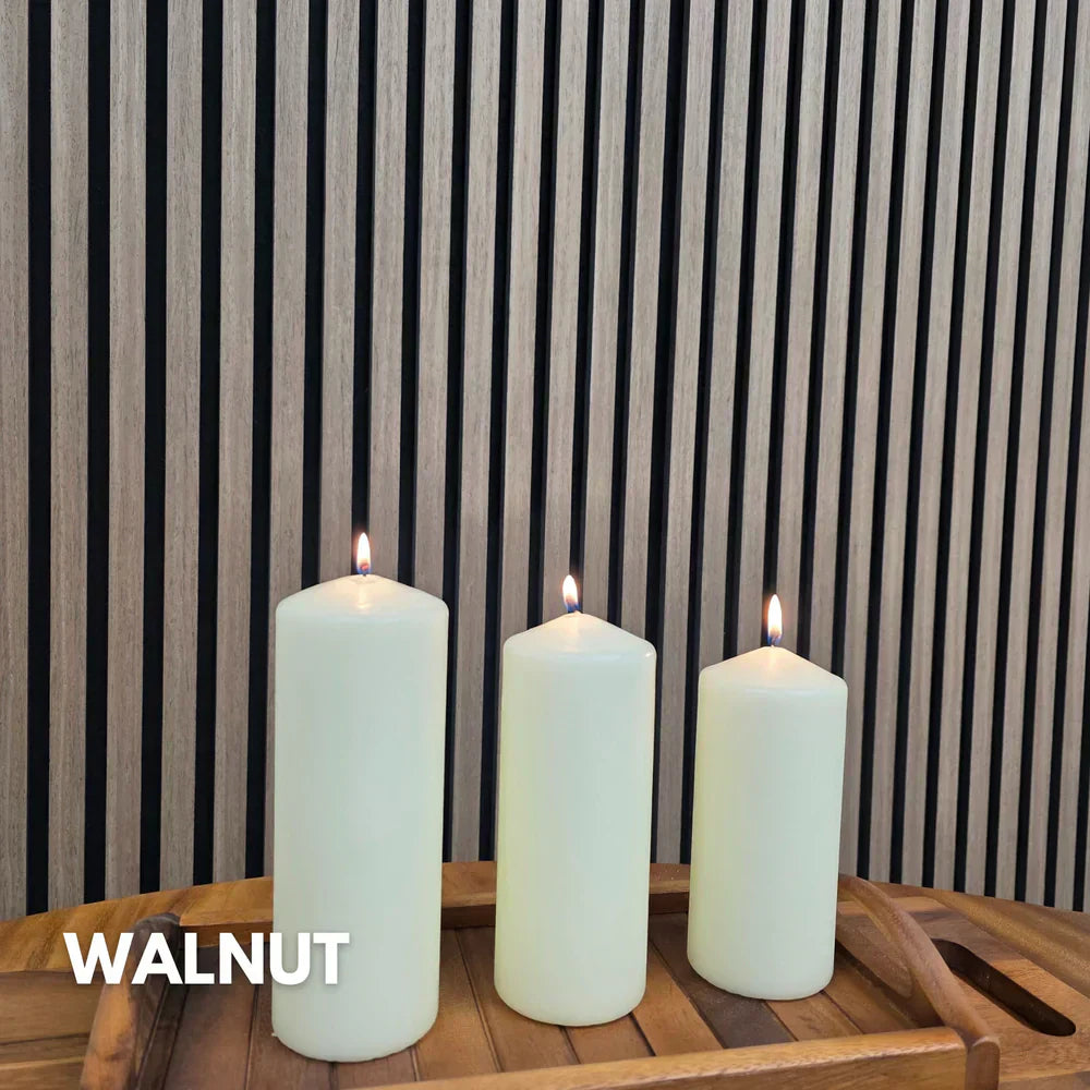 Pannello acustico da parete quadrato in legno, 60x60 cm, disponibile in vari colori