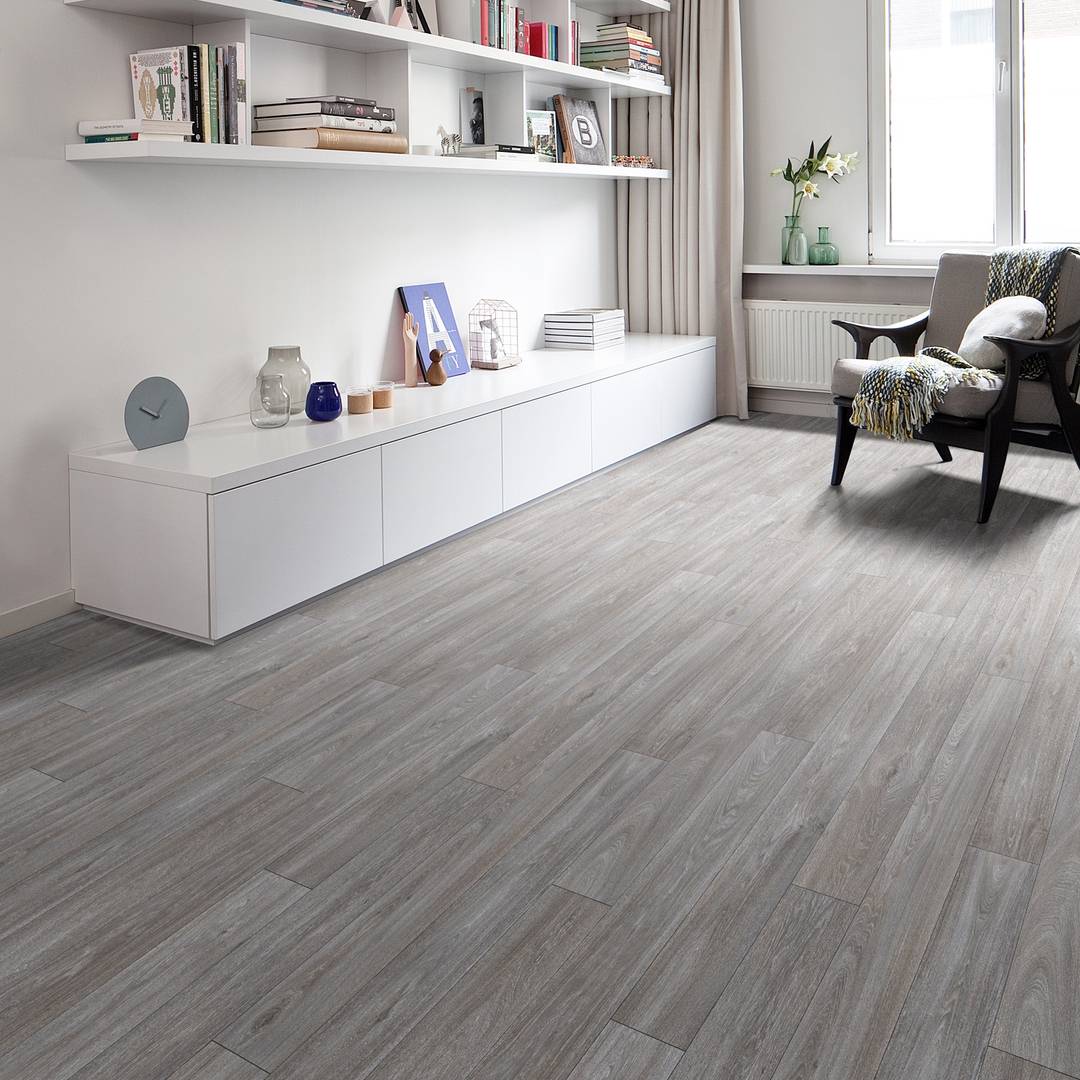 Parquet Laminato Grigio Cenere di Lusso 8mm